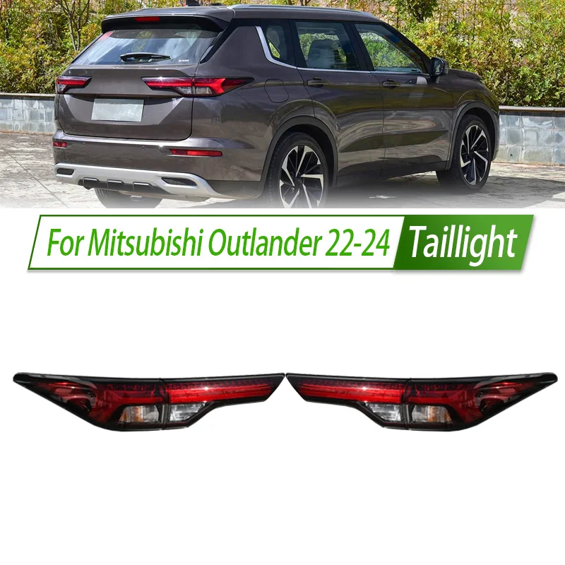 

For Mitsubishi Outlander 22-24 Car Taillight Assembly OEM Style Rear Lamp with Turn Signal Reverse Light Direct Fit Replacement