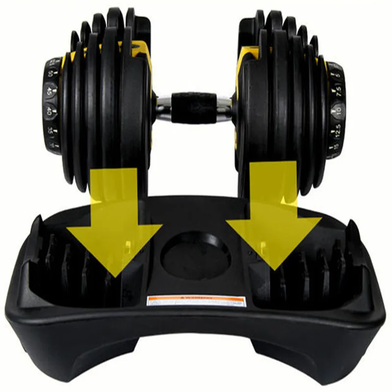 Adjustable Dumbbell 15 levels, 24 kg to 52.5 kg, quick adjustable dumbbell