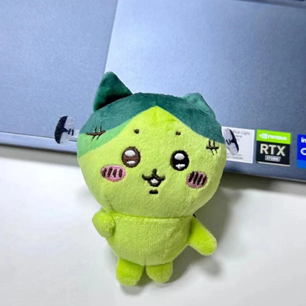 9cm 귀여운 할로윈 지야카와 치이카와 자기 비꼬는 곰 우사치 귀여운 봉제인형 펜던트 키체인 시나모롤 봉제인형 카와이