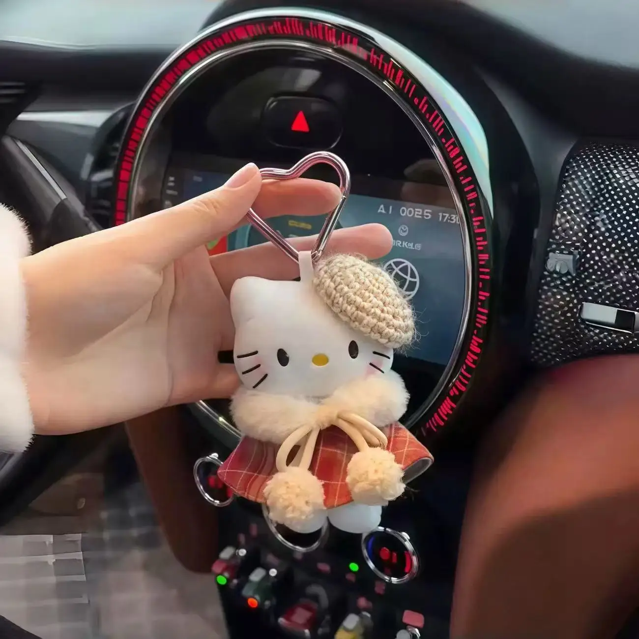 Hello Kitty Plush Keychain Backpack Pendant Couple Best Friend Girl Birthday Gifts