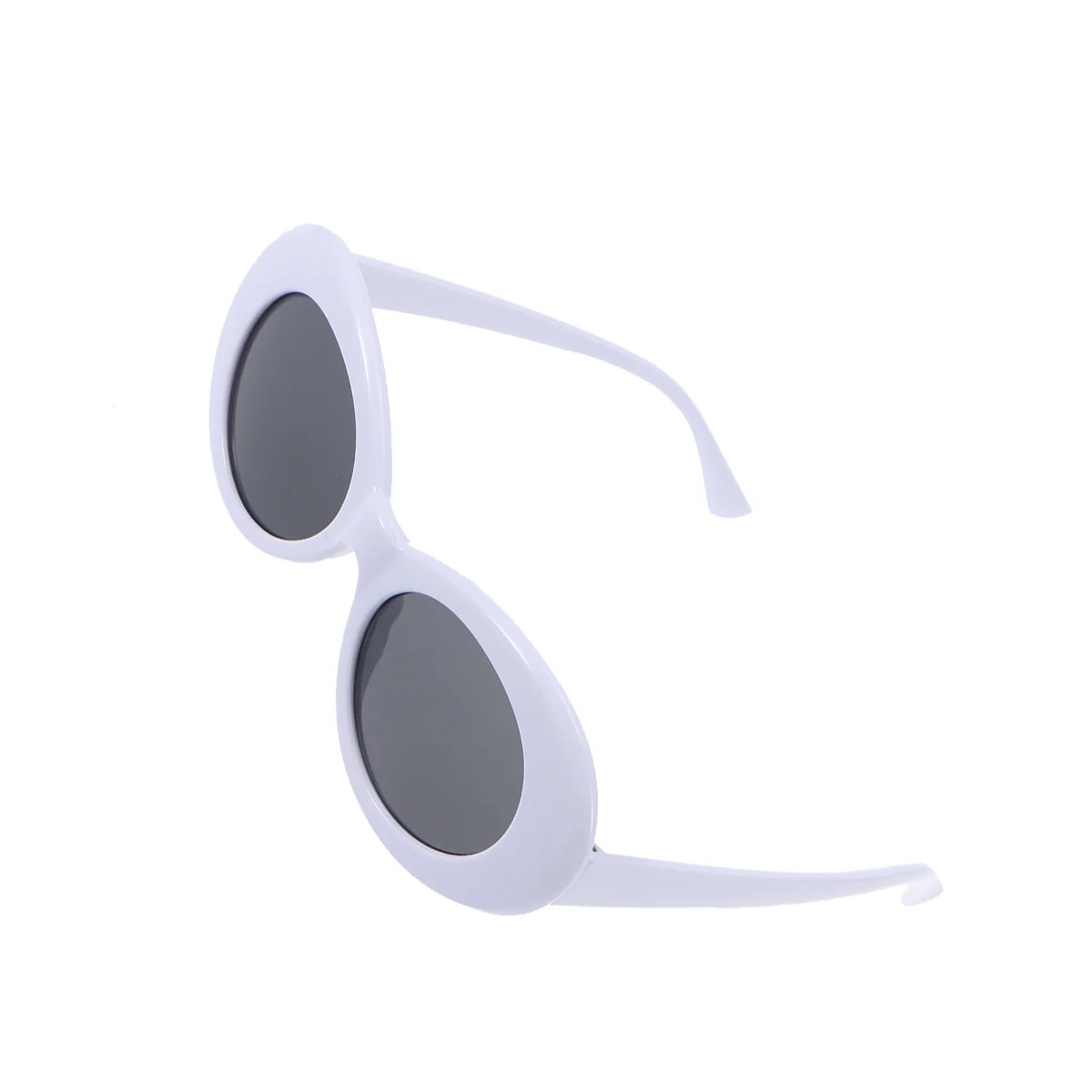 

Funny Novelty Sunglasses White Frame Black Gray Lens Party Costume Accessories Photo Props Eyewear Novelty Sunglasses