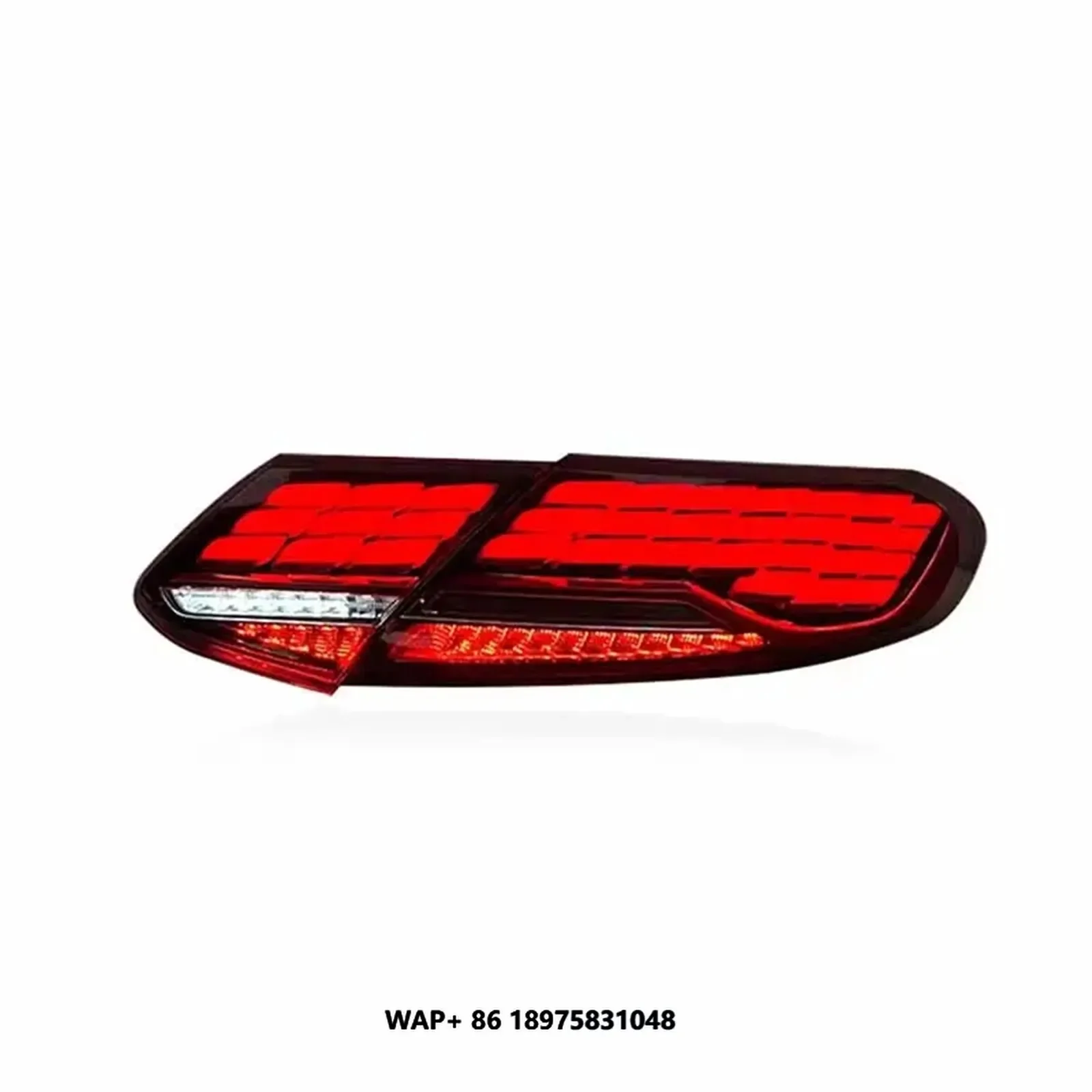 Pair Taillight Assembly for Class W205 Coupe 2015-2022 Rear Lamp Car Tail Lights Turn Signal Brake Reverse Lamps