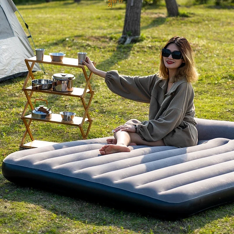 

Sleeping Insulated Inflatable Outdoor Portable Waterproof Camping Foam Insulation Compact Pad Thermal Lightweight Mat Folding