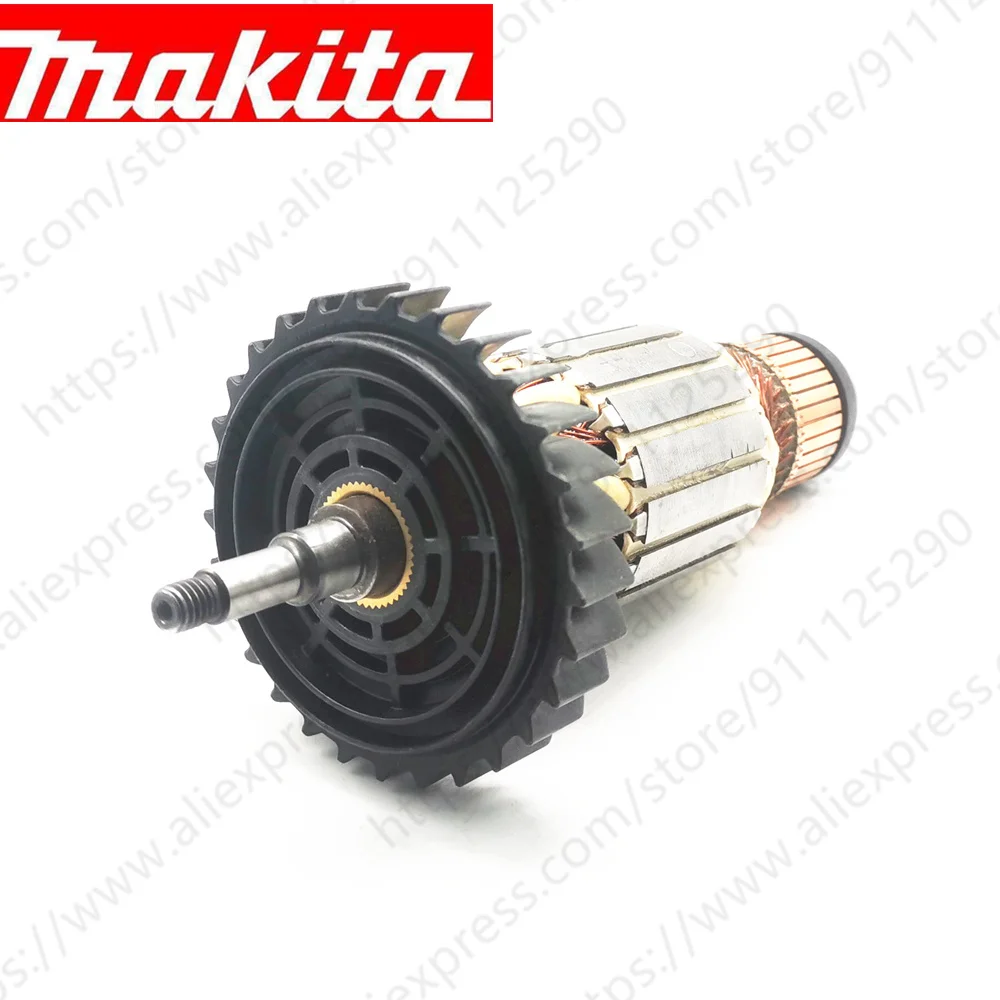 Anker Rotor Voor Makita GA7060 GA7060R GA7061 GA7061R GA7062 GA9060 GA9060R GA9061 GA9061R GA9062 518175-6