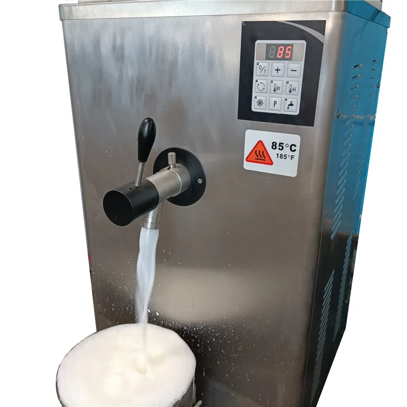 40L Stainless Steel  Milk Ice Cream Pasteurizer Food Sterilizer High Pressure Pasteurization Machine