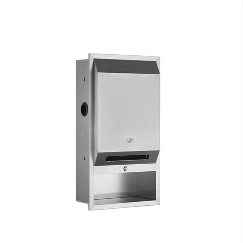 Hotel Engineering Product Sensor Stainless Steel Embedded Tissue Hanging Tissue Paper Holder