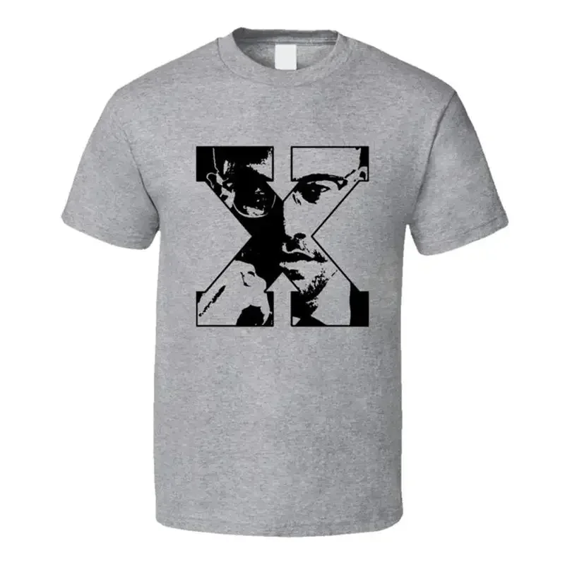 Malcolm X Black History Africa Mandela MLK Ferguson Nation T shirt New