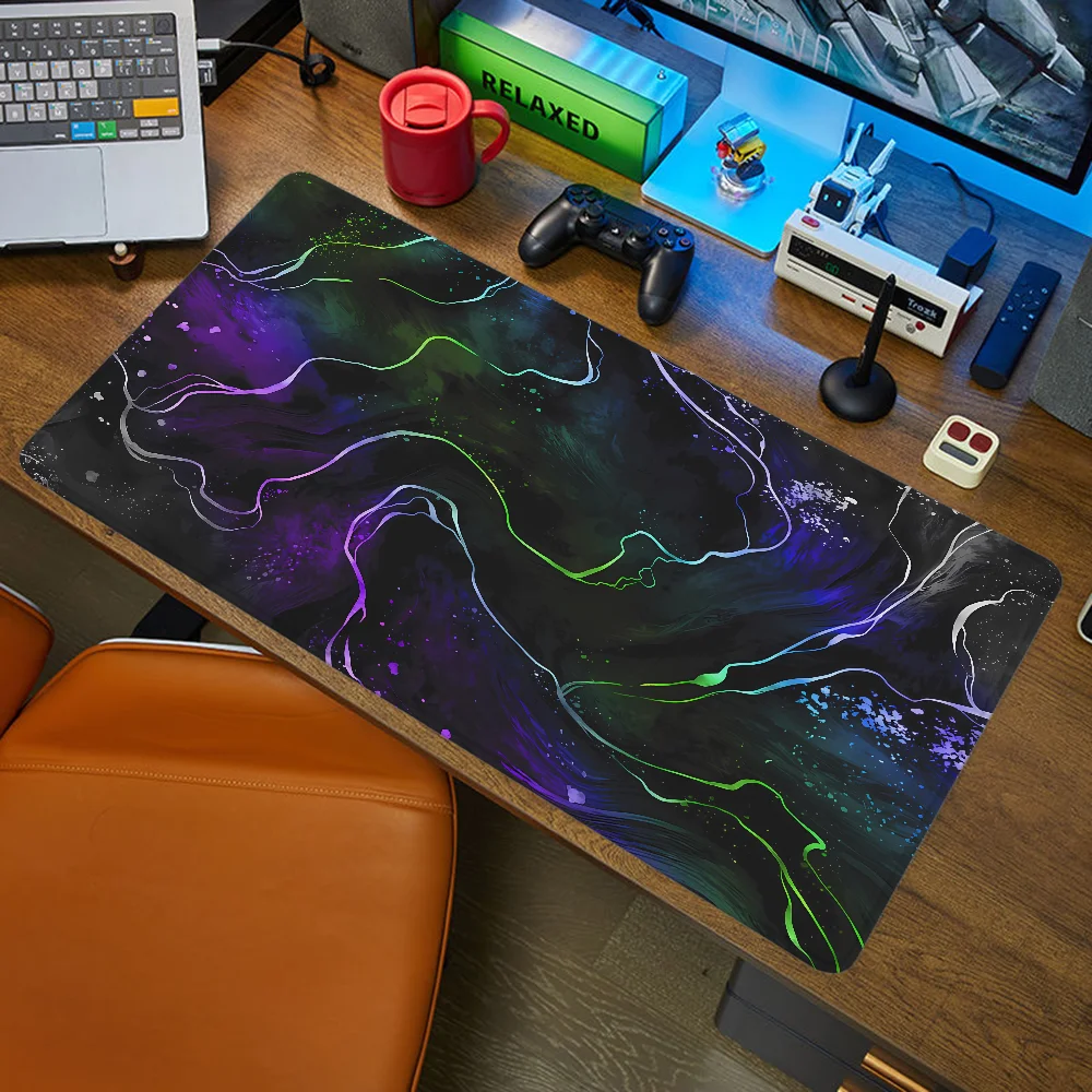 Mouse Pads GOLD SLATE Gaming Mats Mousepad Anime Gamer Desk Mat Pc Setup Accessories Mause Pad Computer Table Large Office Xxl