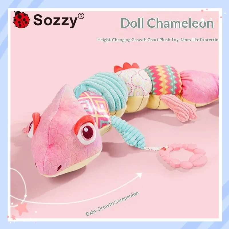 

Плюшевая кукла-ростомер для новорожденных и малышей от 0 до 12 месяцев: успокаивающая, развивающая, сенсорная игрушка