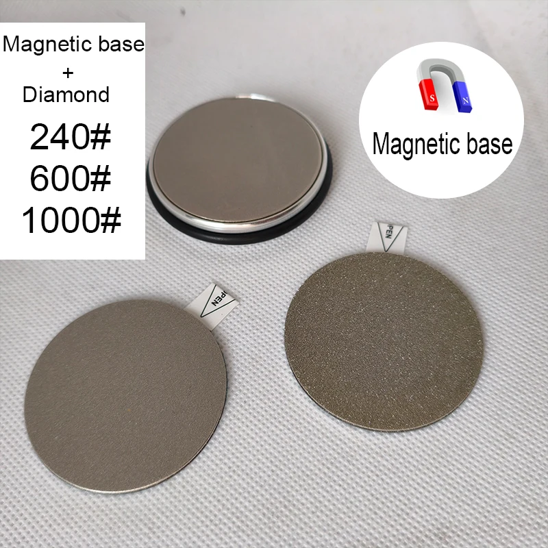 Zubehör Rollmesser Spitzer Schleifstein Diamant Küche Professionelles Messerschärfwerkzeug Magnetische Absaugung Rutschfest – Detail 11