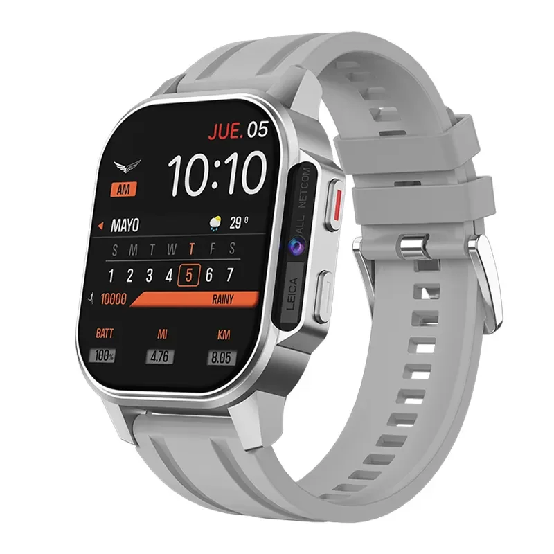 for 2025 B22 Android Smartwatch 4G with SIM 2.04 inch Amoled Camera WIFI Heart Rate Video Calls Sports Health Smartwatch Men