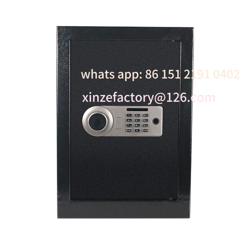 

Customizable Safe Home Small Button Fingerprint 50 High Anti-theft Safe Bedside Wardrobe