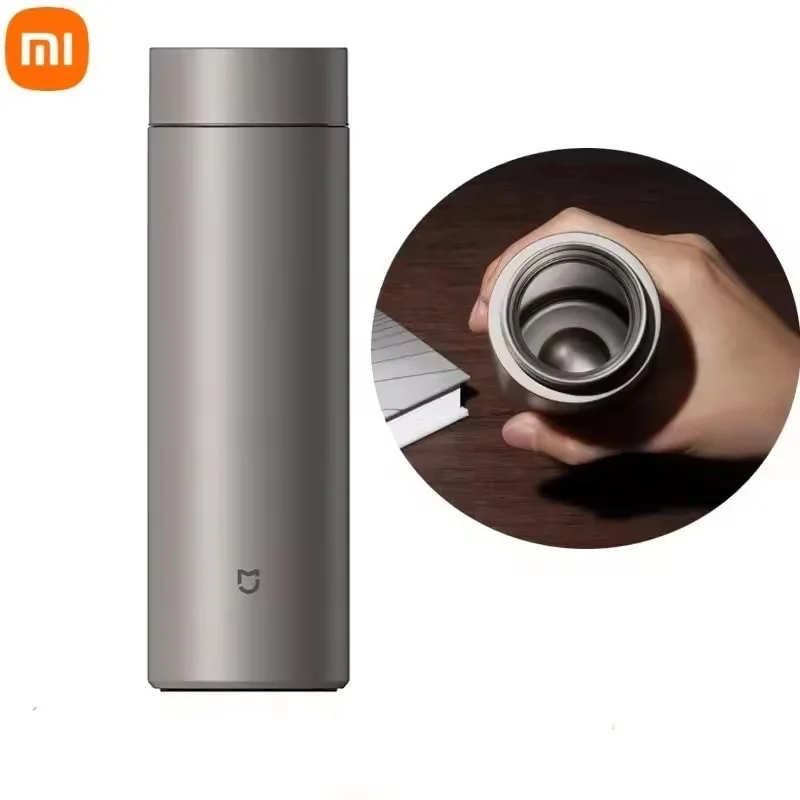 Mi Mijia Thermos Cup Ti 2 480ml TA1 Pure Titanium Material 6-hour Keep Warm Bottle Vacuum Cup Drink Thermos Cup