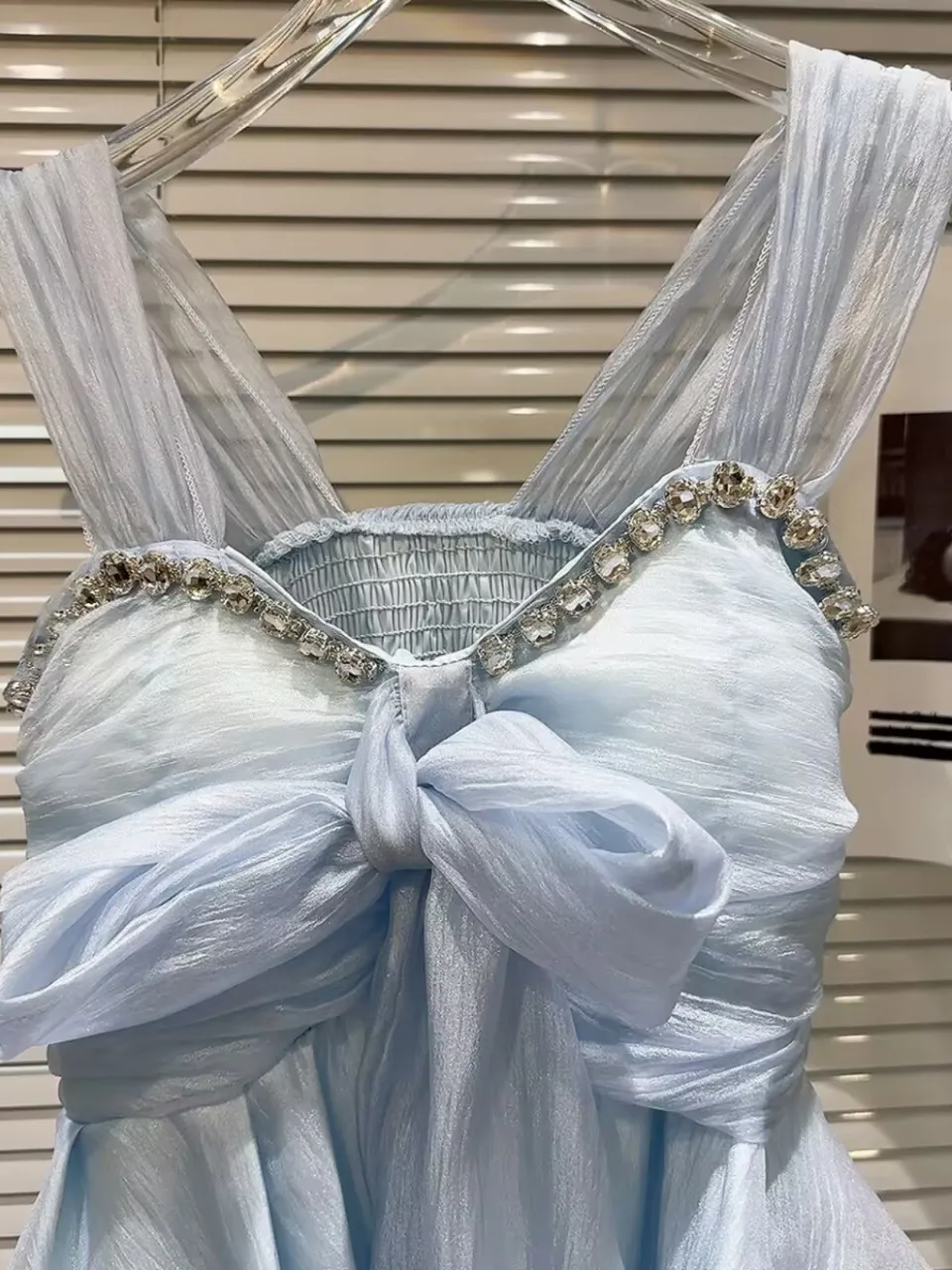 Słodka kamizelka z wiązaniem w kształcie diamentu, damska, letnia, wyszczuplająca, uniwersalna odzież wierzchnia, do pracy, krótka.