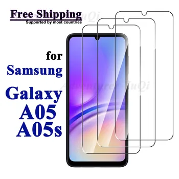 Screenprotector voor Galaxy A05 A05s Samsung, gehard glas HD Crystal 9H anti-kras hoog aluminium behuizingvriendelijk