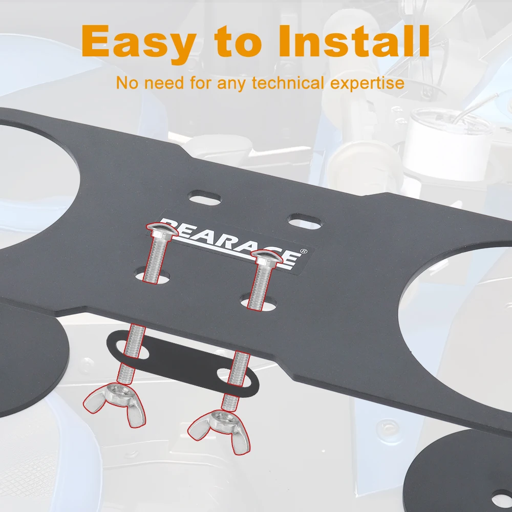 Fit Voor Talon 1000R/X 2019-2023 Talon 1000X-4 Fit Voor Kawasaki Teryx KRX 1000 2020-2023 Grab Bar Dual Bekerhouder Bekerhouder