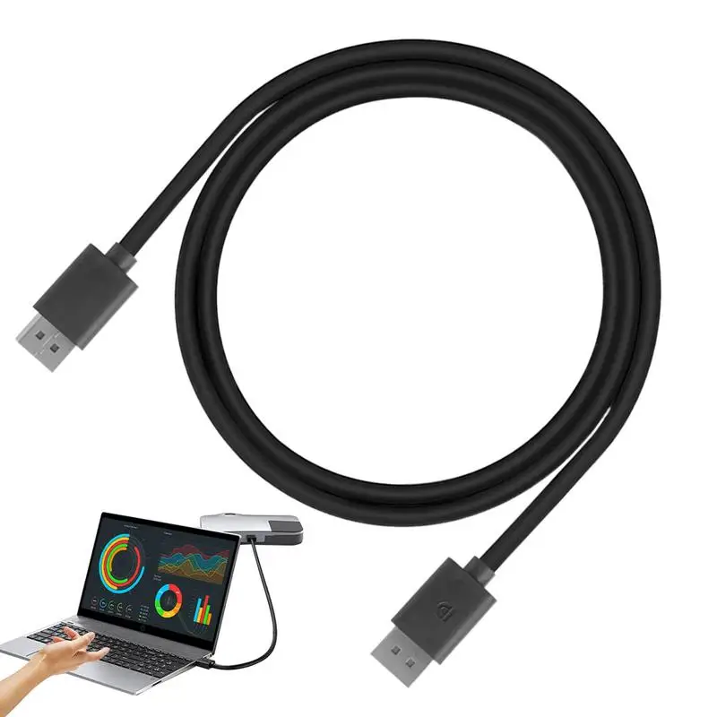 

4K Display Port Cable 2K Display Port Cable For Game Monitor High Speed High Refresh Rate 5.9ft Display Port Cable For Game