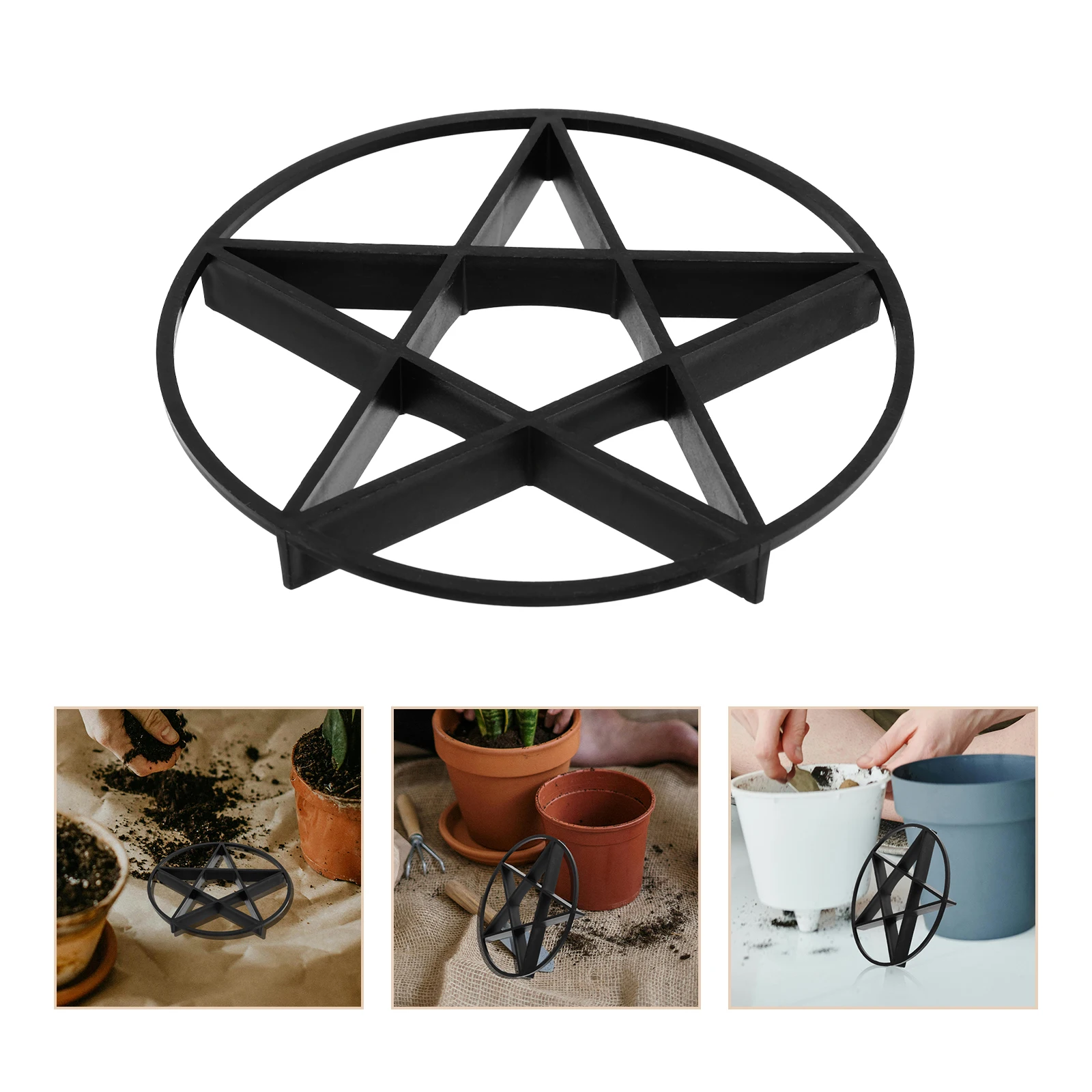 

10 Pcs Flowerpot Risers Ventilated Design Stable Supports Anti Wear PP Material Water Resistant Planter Stands Pot Feet