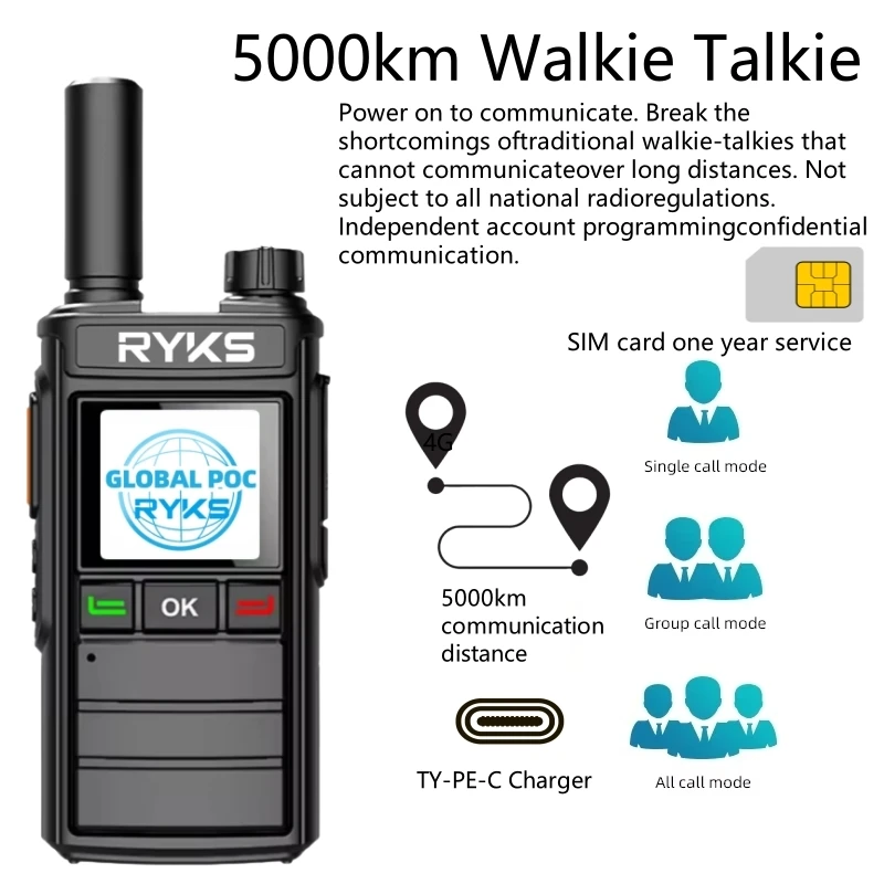 

Рация 4G, 5000 км, 200 каналов, глобальное зарядное устройство POC, ветчина дальнего действия, двустороннее радиолюбитель