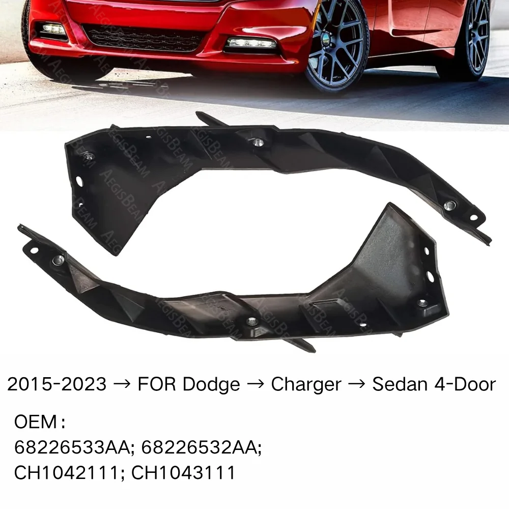 

Front Bumper Retainer Bracket Spacer Support FOR Dodge Charger Sedan 4-Door 2015-2023 68226533AA 68226532AA Car Accessories
