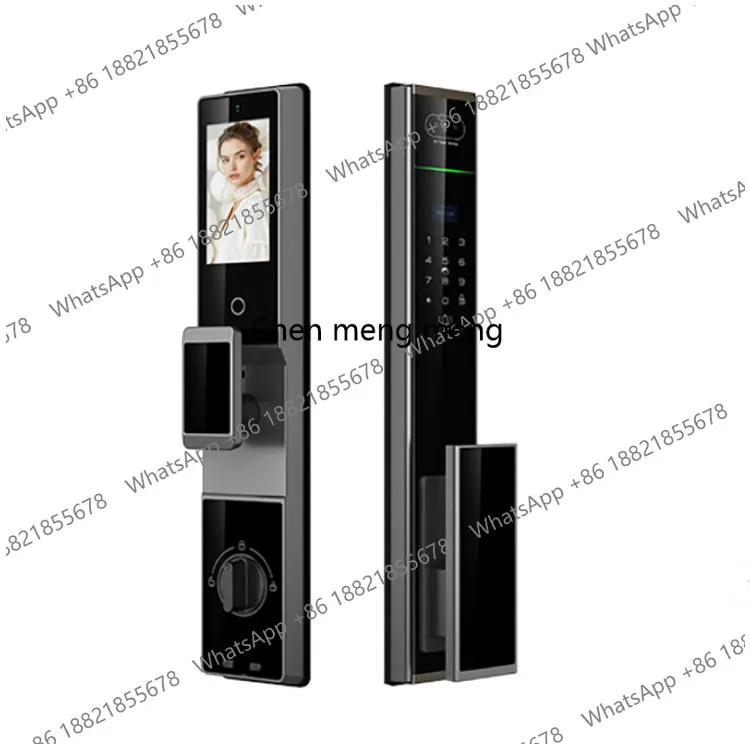 

High-end series face fingerprint fingerprint recognition automatic intercom password swipe card anti-theft door lock