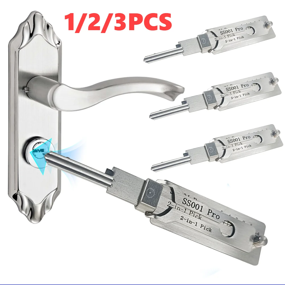 Strumento di precisione in acciaio inossidabile SS001 Pro Kit di riparazione chiave pickup O-ring per blocco embrione Doppia scanalatura diritta S scanalatura positiva