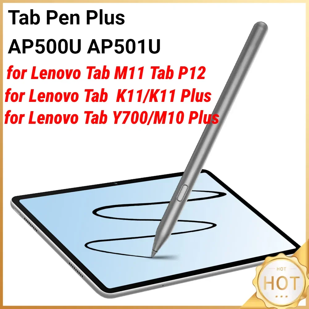 

Tab Pen Plus для Lenovo Tab Pen Plus AP500U AP501U Стилус-карандаш 4096, уровень, чувствительность к давлению, распознавание наклона, защита ладони