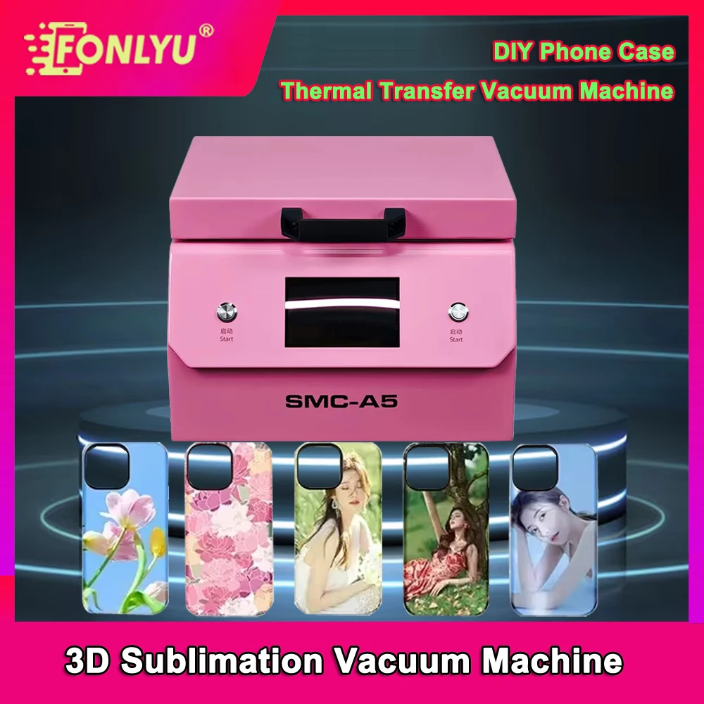 

FONLYU 3D вакуумная сублимационная машина для чехла для телефона DIY теплопередача мобильного чехла для iPhone 16, 15, 14, 13, 12, 11 Pro Max S24 S23