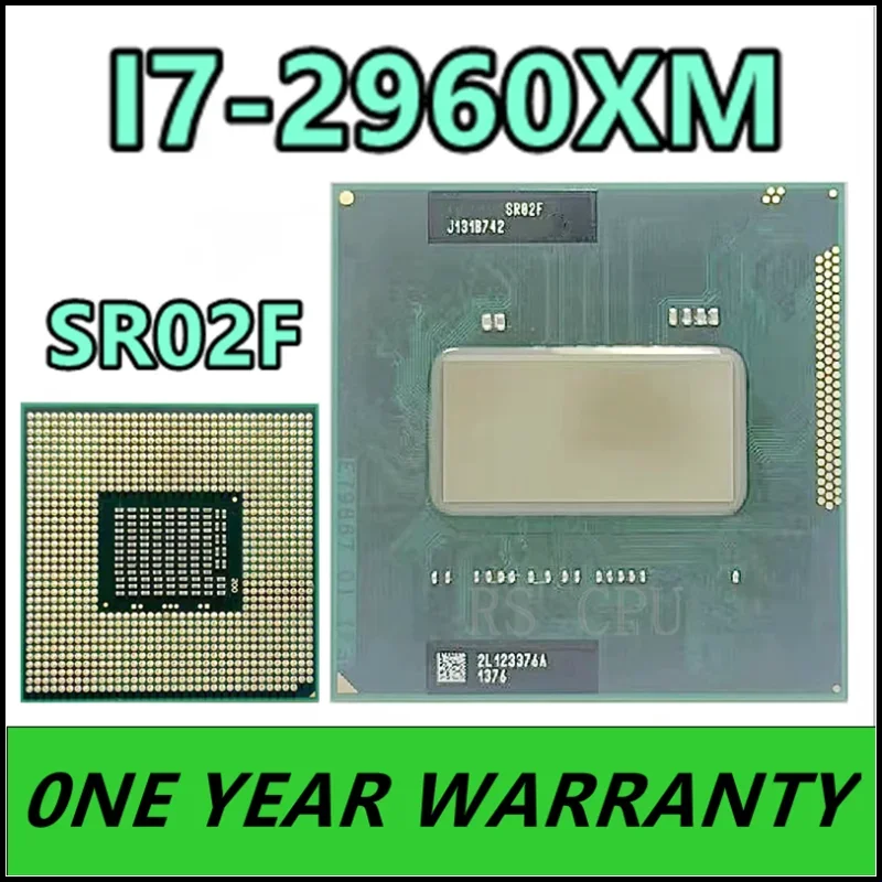 I7-2960XM I7 2960XM SR02F 2.7 GHz Quad-Core โปรเซสเซอร์ CPU Delapan Ulir 8M 55W Soket G2/RPGA988B