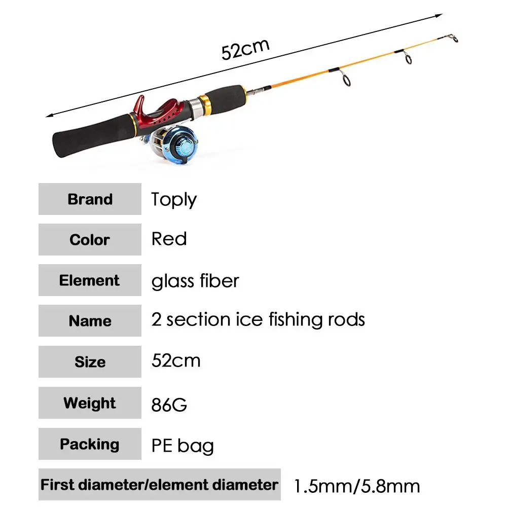 gun handle Fishing Rod & Reel Winter Fishing Rods Ice Fishing Rods or Fishing Reels To Choose Rod Combo Pen Pole