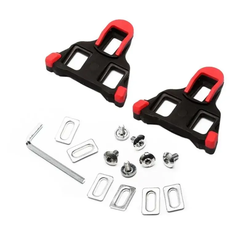 Bicycle Pedals for Shimano SPD-SL Durable Road Bike Locking Pedal Cleat for SM-SH11 Sh-10 Sh-12 System Shoes 6 Degree Float Clip