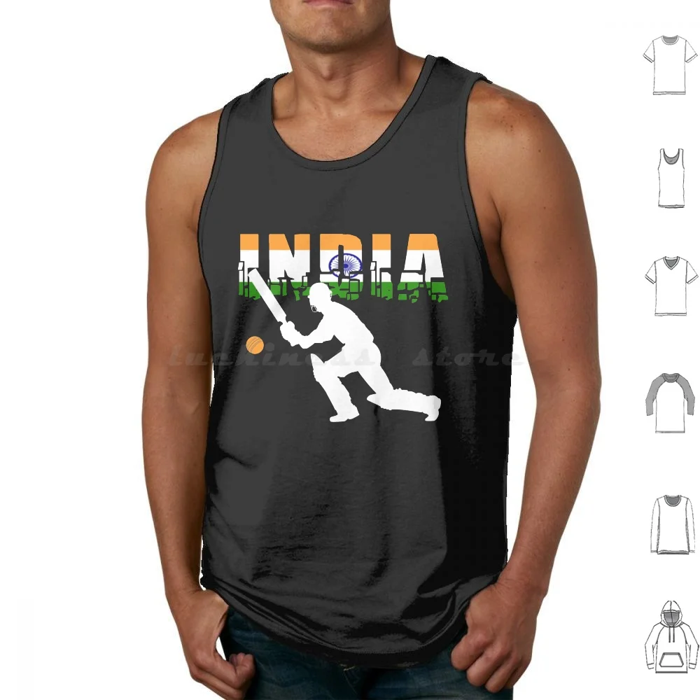 India Cricket Tank Tops Vest Sleeveless Cricket Ashes Australia England Sport Batsman Bowler Test Match Wicket Cricket