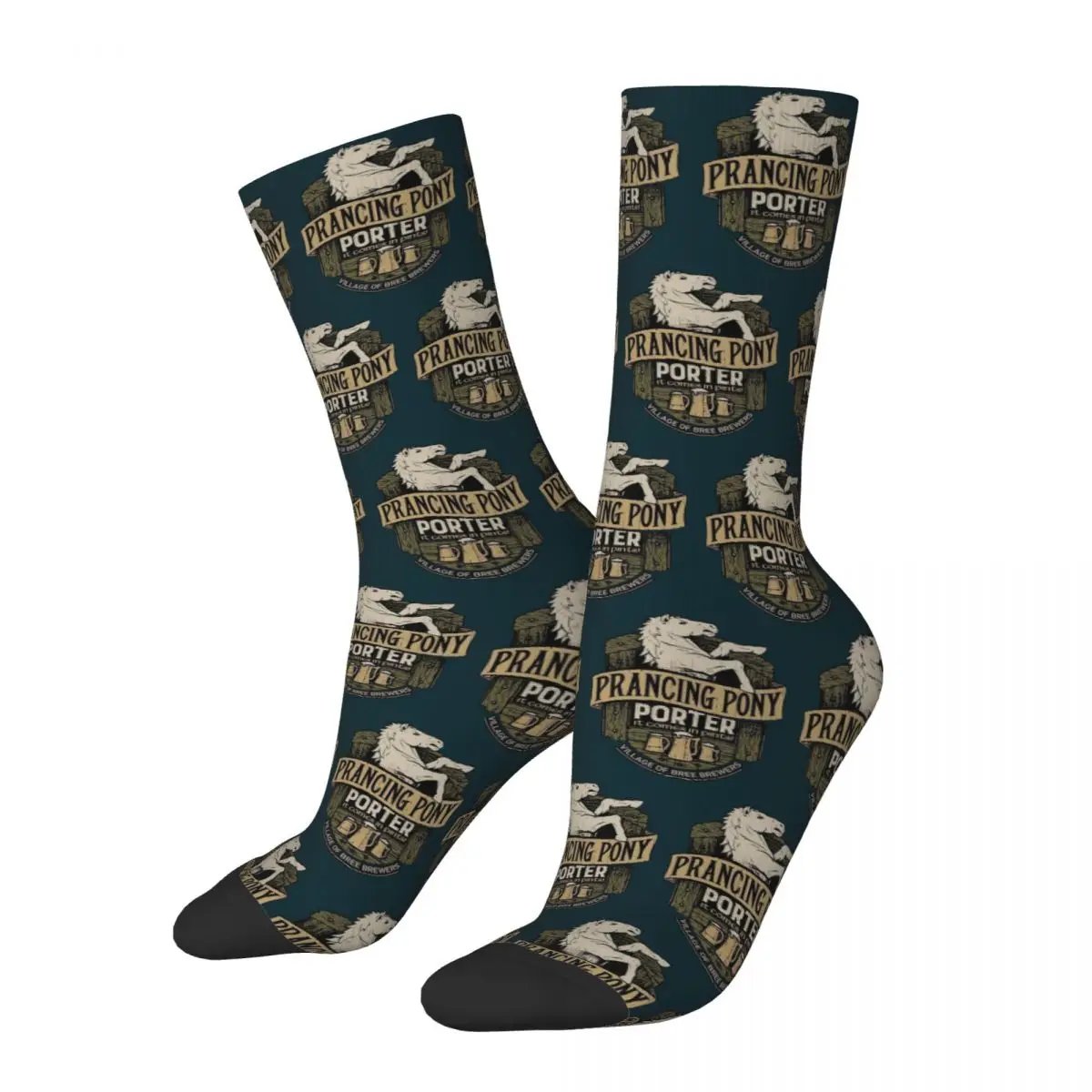 

The Prancing Pony 1 Socks Harajuku High Quality Stockings All Season Long Socks Accessories for Man's Woman's Gifts