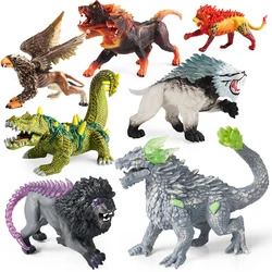 Oenux Mythical Dinosaur Dragon Tiger Golem Lion Snowmen Cattle Model Action Figures Artistical Decoration Collection Kid  Toy