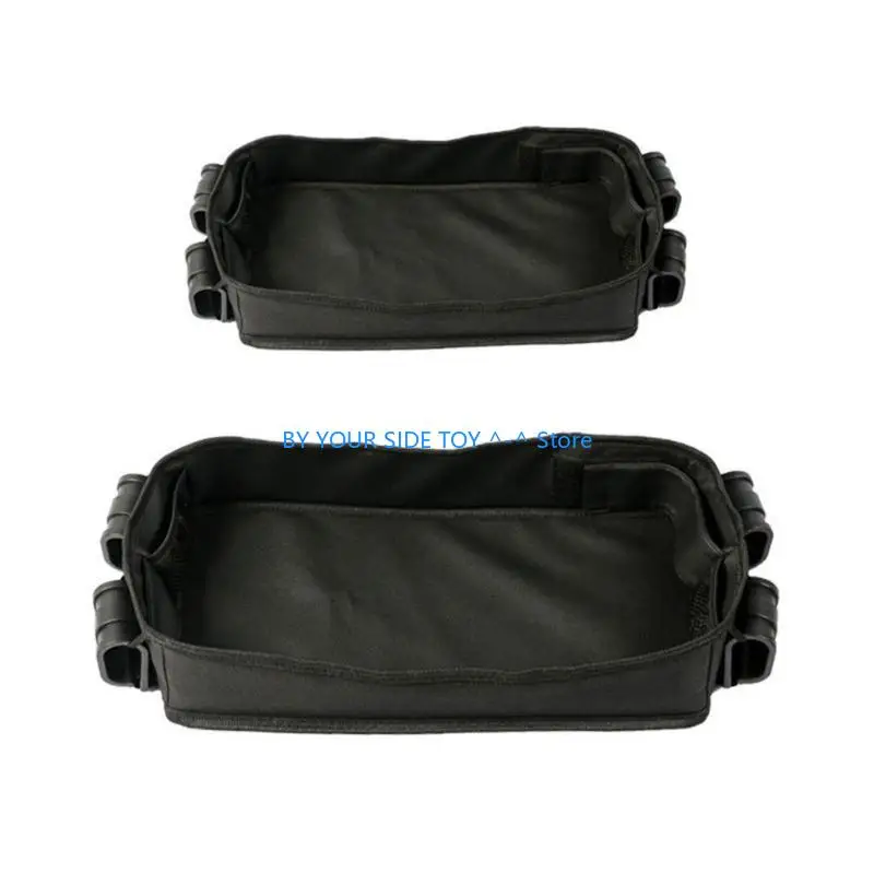 

Wagon Tray Dinning Tray Serving Plate with Mesh Storage Pockets and Cup Holder for Children's Conveniences U6XE