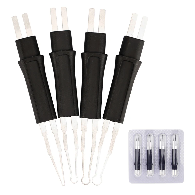 

4pcs Dental Heated Gutta Cutter Tips Oral Hygiene Care Tool Dentistry Tools Dissolved Breaker Cutter