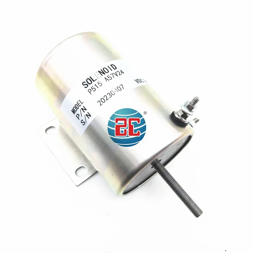 P515-A57V24 23504197 Actuator Solenoid Valve Fits Excavator Trombetta Diesel Engine Parts 24V