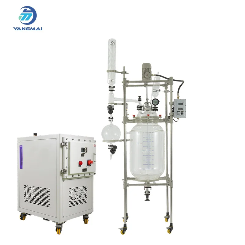 Laboratory Glass Reaction Reactor Reaction Kettle for Organic Synthesis and Chemical Processing Experiments