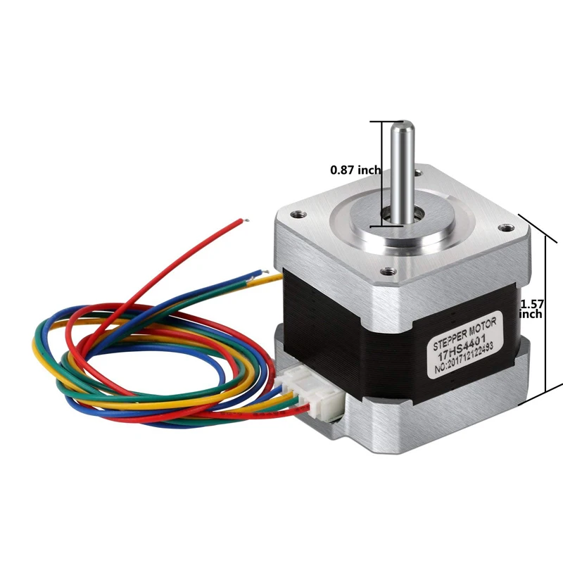 Nema 17 Stepper Motor 1.5A Nema 17 42BYGH 17HS4401 4 with XH2.54/DuPont Line for 3D Printer Parts and CNC Parts