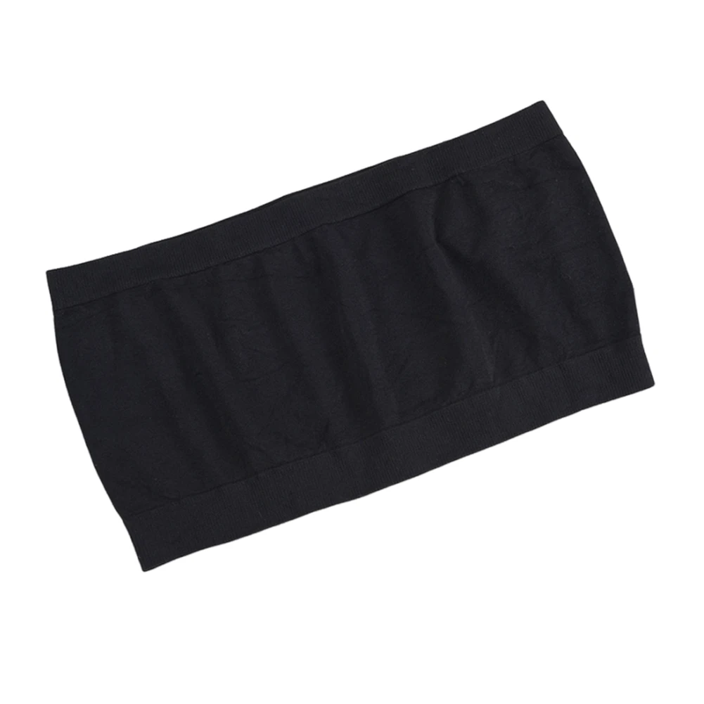 Женский топ-бандо без бретелек, бесшовный повседневный топ с запахом, нескользящий бюстгальтер и без подкладок