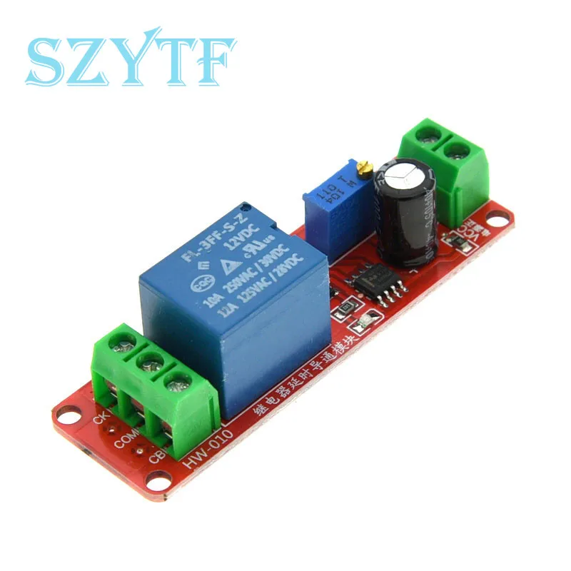 DC 5V 12V Time Delay Relay NE555 Time Relay Shield Timing Relay Timer Control Switch Car Relays Pulse Generation Duty Cycle