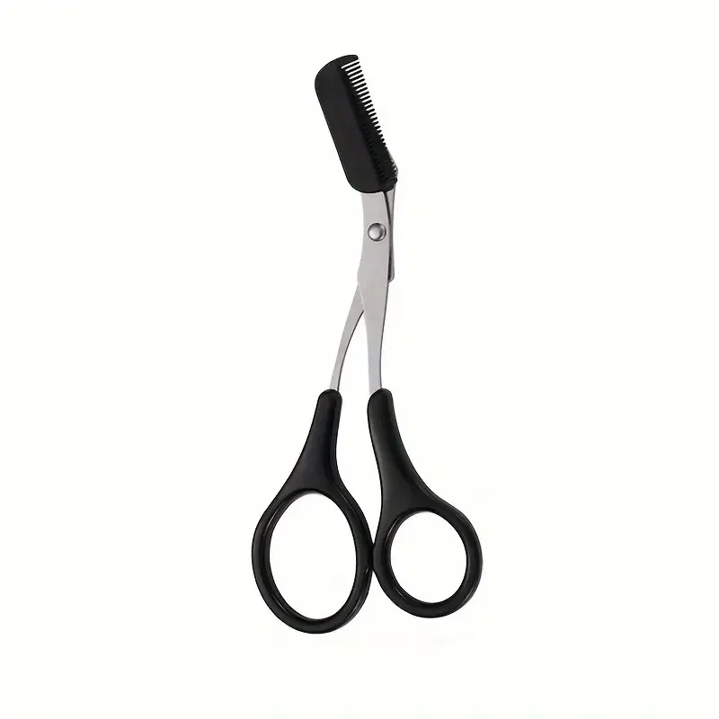 Eyebrow Trimmer Scissor with Comb Facial Eyelash Hair Removal Grooming Shaping Eyebrow Shaver Cosmetic Makeup Accessories New