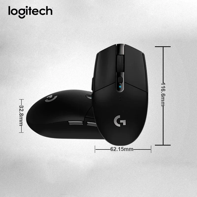 Logitech G304 G305 LIGHTSPEED Wireless Gaming Mouse, Hero Sensor, 12K DPI, for PC Mac Computer Gaming, Minecraft FPS Games