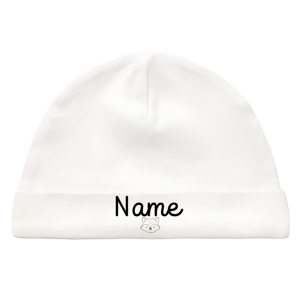 Personalised New Baby Hat Newborn Name Cotton Coming Home Outfit Baby Shower Present Mum To Be Birth Announcement