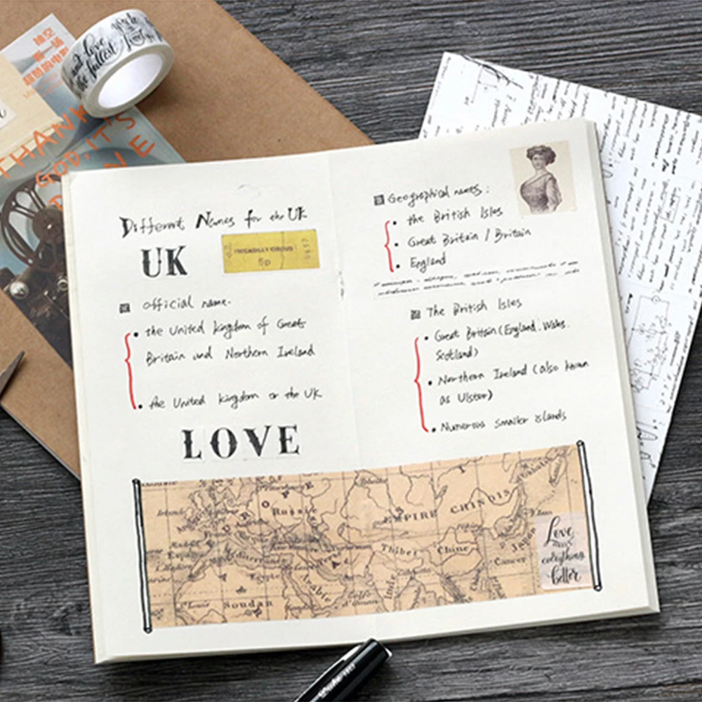 комплект резиновой ленты Washi многослойный декоративный подарок антикварный афиша письмо декоративная лента дий альбом наклейка этикетка клейкая лента