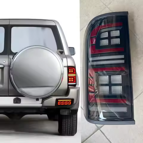 Car LED Taillight Y61 Modified Rear Lamp for Nissan Safari Patrol 1997-2004 26554VB200 26559VB200