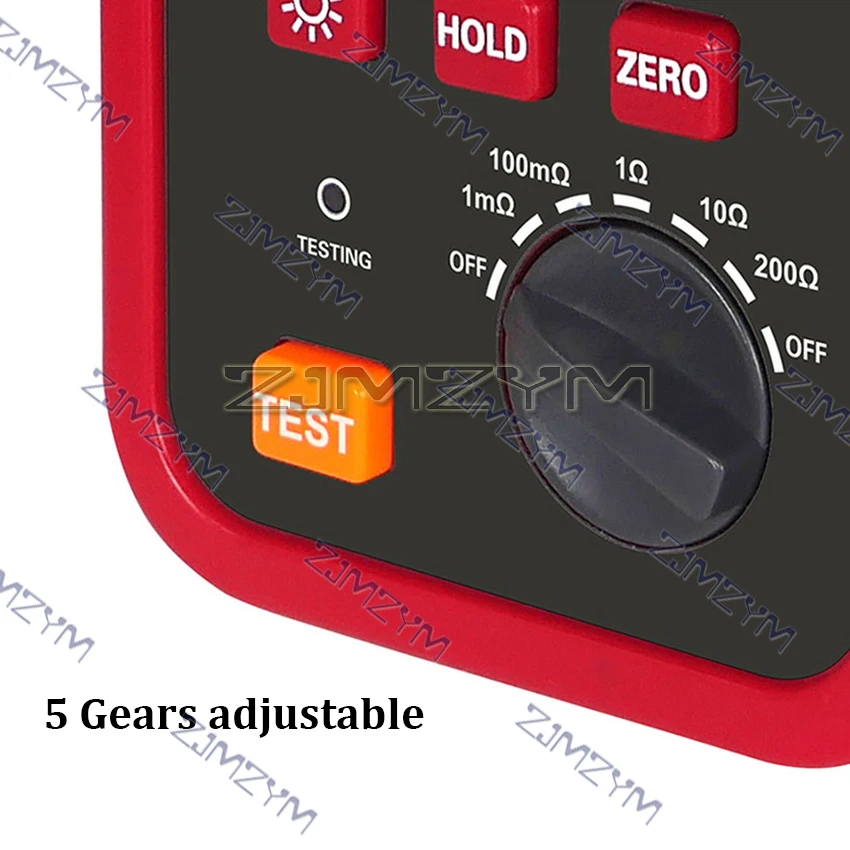 ETCR3640 Microhmmeter 1uΩ-200Ω Clamp Grounding Resistance Tester For Transformers Windings Micro Ohmmeter Ground Grid Pole