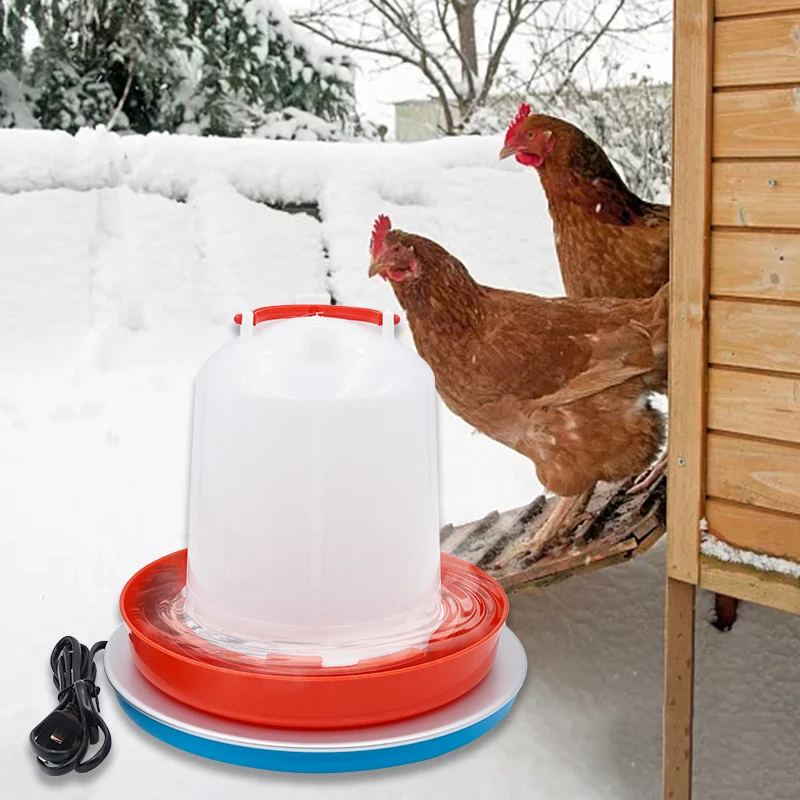 1 Pcs Poultry Drinking Water Constant Temperature Base, Safe and Durable Poultry Waterer Drinker Heated Base, Farming Equipment