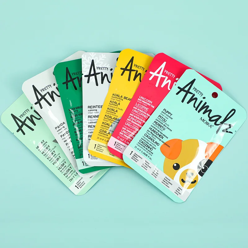 1 Pcs Animal Moisturizing Face Mask hydrating Facial Mask Collagen Hyaluronic Acid Sheet Masks Skin Care Facial Care Products