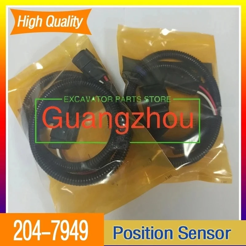 For Excavator Engine C7 C10 C12 C13 3406E 204-7949 2047949 Higher Quality Throttle Position Sensor Parts New